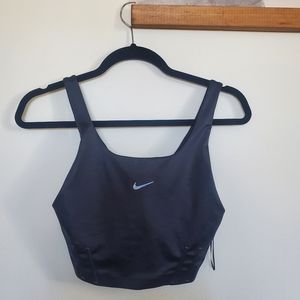 Nike sport bra, tank top, black in size Small